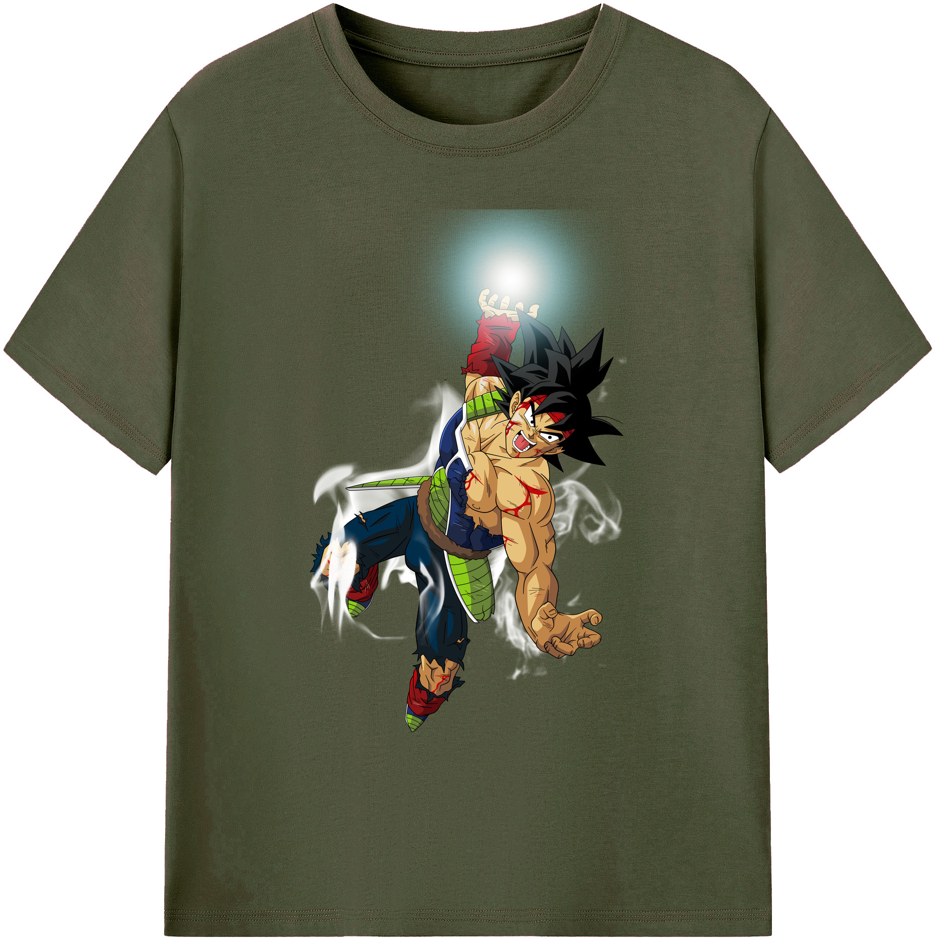 （画像用） ドラゴンボール バーダック DRAGON BALL Burdock 綿100％ メンズ半袖Tシャツ｜肌触りやわらか＆通気性